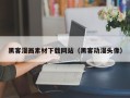 宁阳黑客漫画素材下载网站（黑客动漫头像）